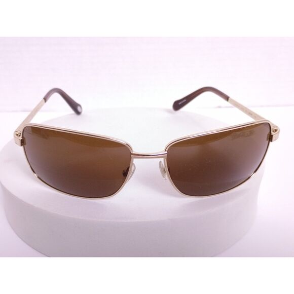 Fossil FOS3025/S 62-16-130 03YG Light Gold / Dark Brown Lens Sunglasses - Picture 3 of 16